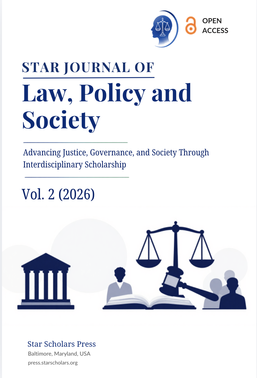 					View Vol. 2 (2026): STAR Journal of Law, Policy and Society
				